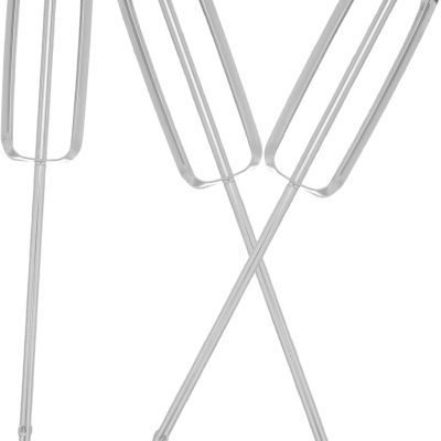 3Pcs Stainless Steel Electric Hand Mixer Attachments for Effortless Blending Beater Rods for Baking and Cooking Compatible with Hand Drills Easy to Clean