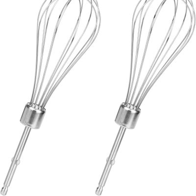 2pcs Hand Mixer Beaters Attachments, Stainless Steel Hand Mixer Replacement Beaters Electric Mixer Parts for 62682RZ 62692 62695V 64699 (12 Sticks)